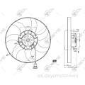Ventilador de refrigeración del radiador del condensador para VW TRANSPORTER VW